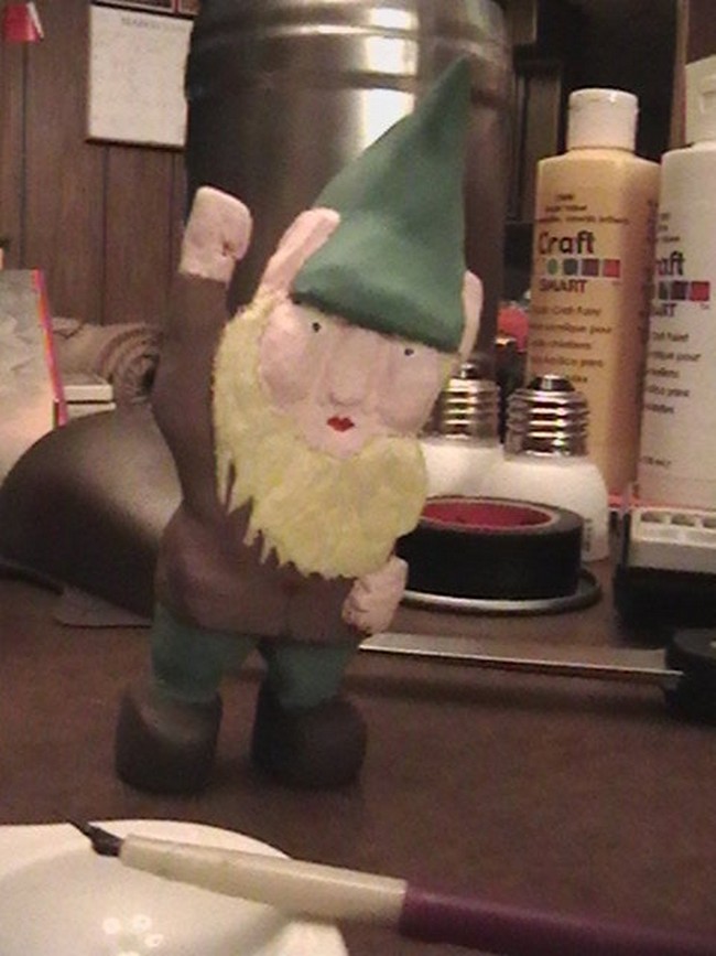 Wooden Salvaged Wood Gnome