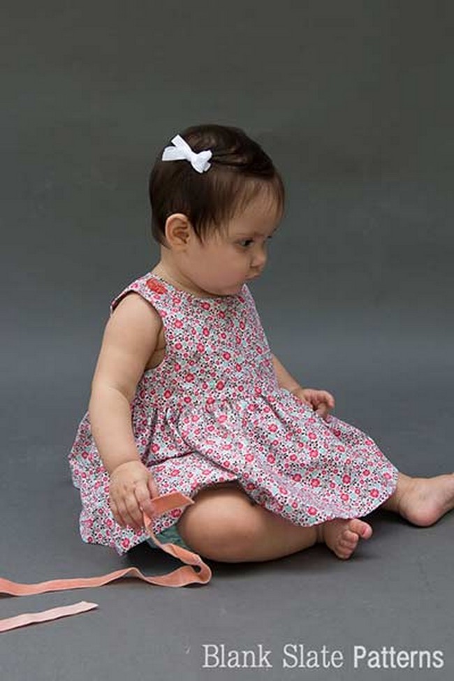 Baby Dress With Fully Lined Bodice