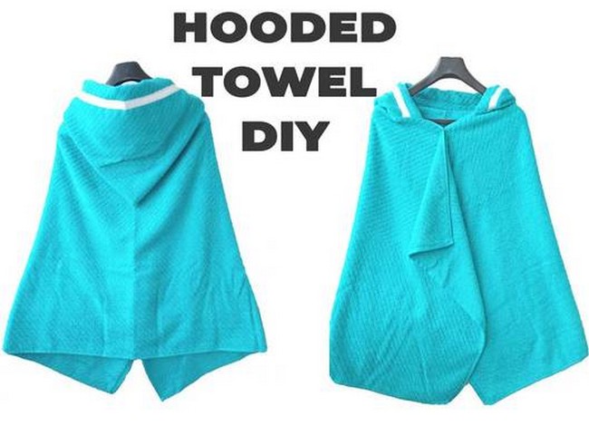 Hooded towel DIY 