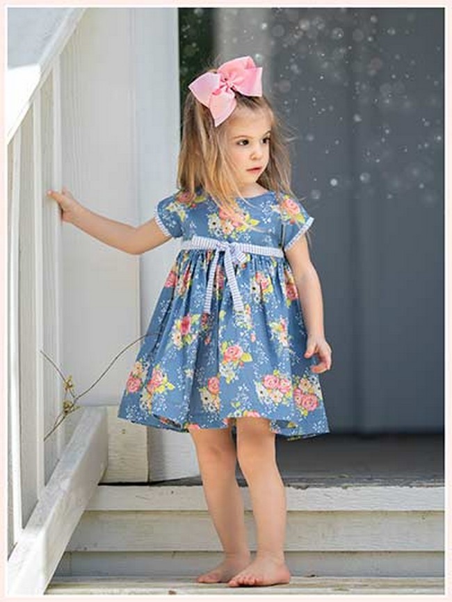 Embroidered Baby girl dress party wear Frock