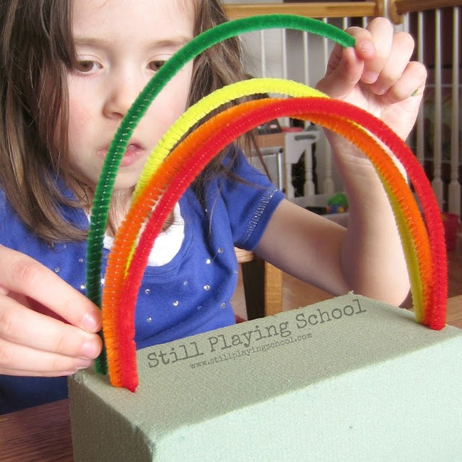 Colorful Rainbow Pipe Cleaners