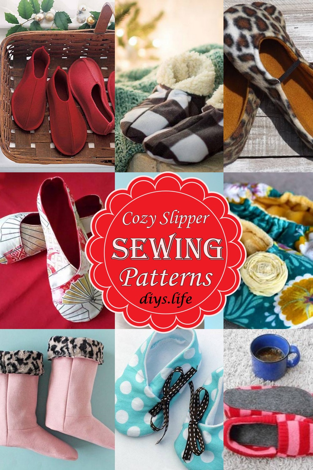 Cozy Slipper Sewing Patterns