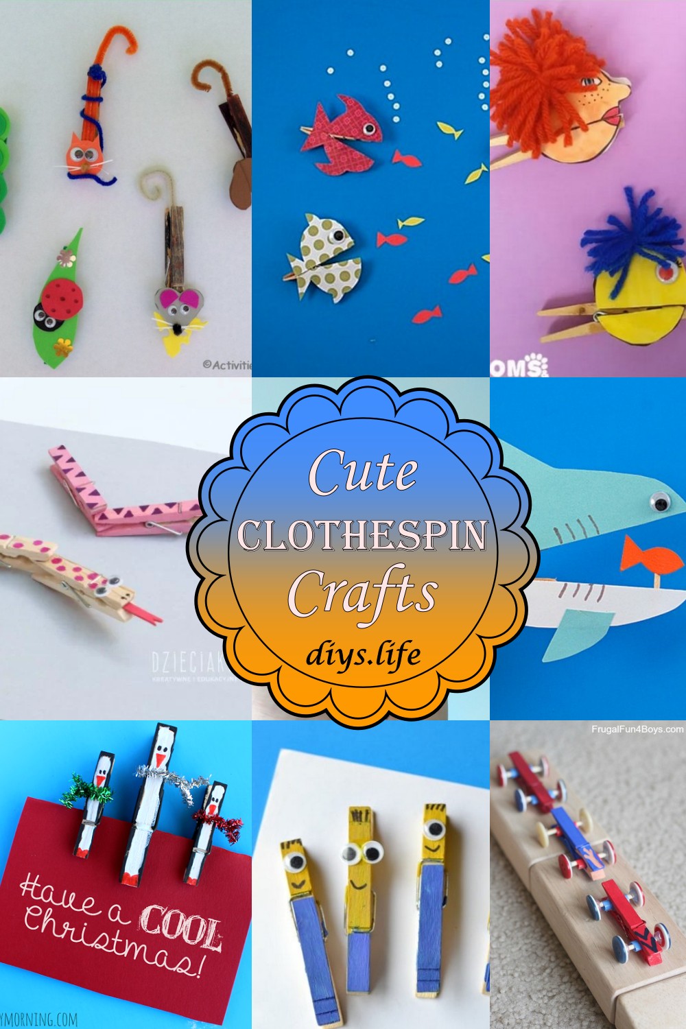 Cute Clothespin Crafts