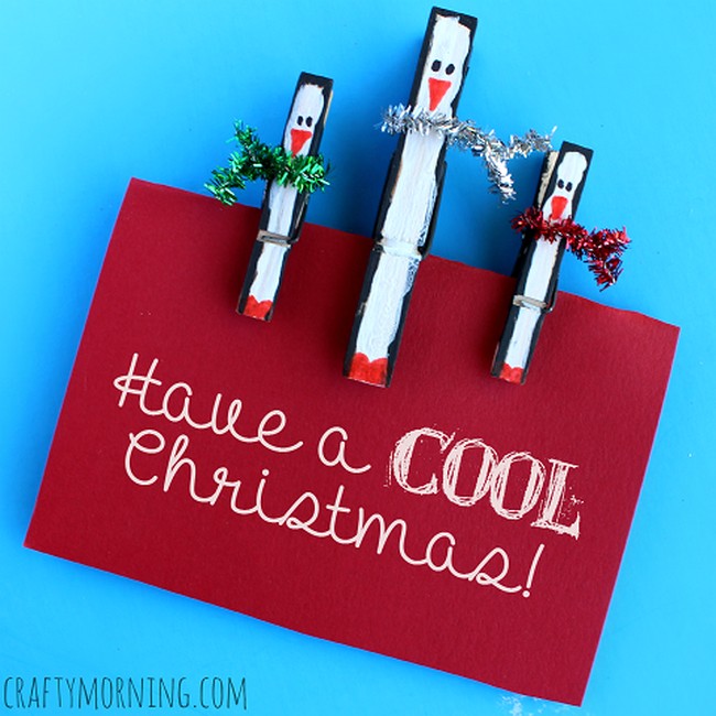 Cutest Penguin Clothespin Craft Ever