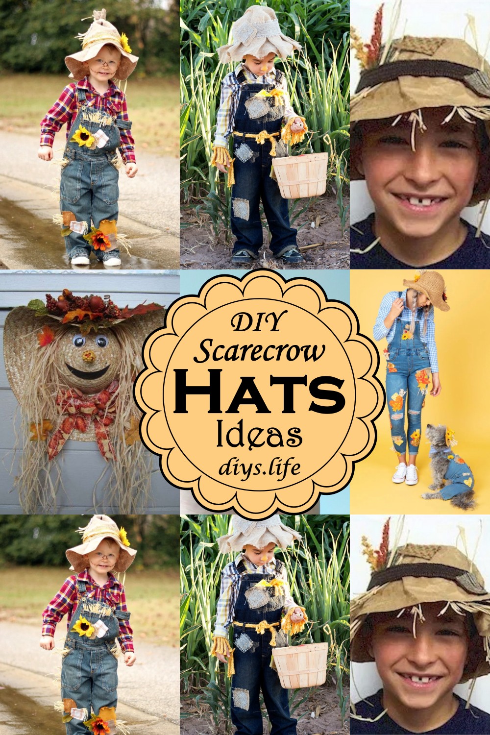 DIY Scarecrow Hats 1