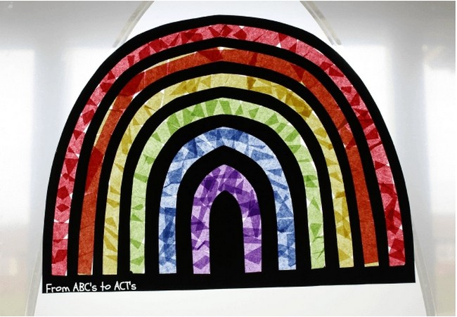 Easy Stained Glass colorful Art