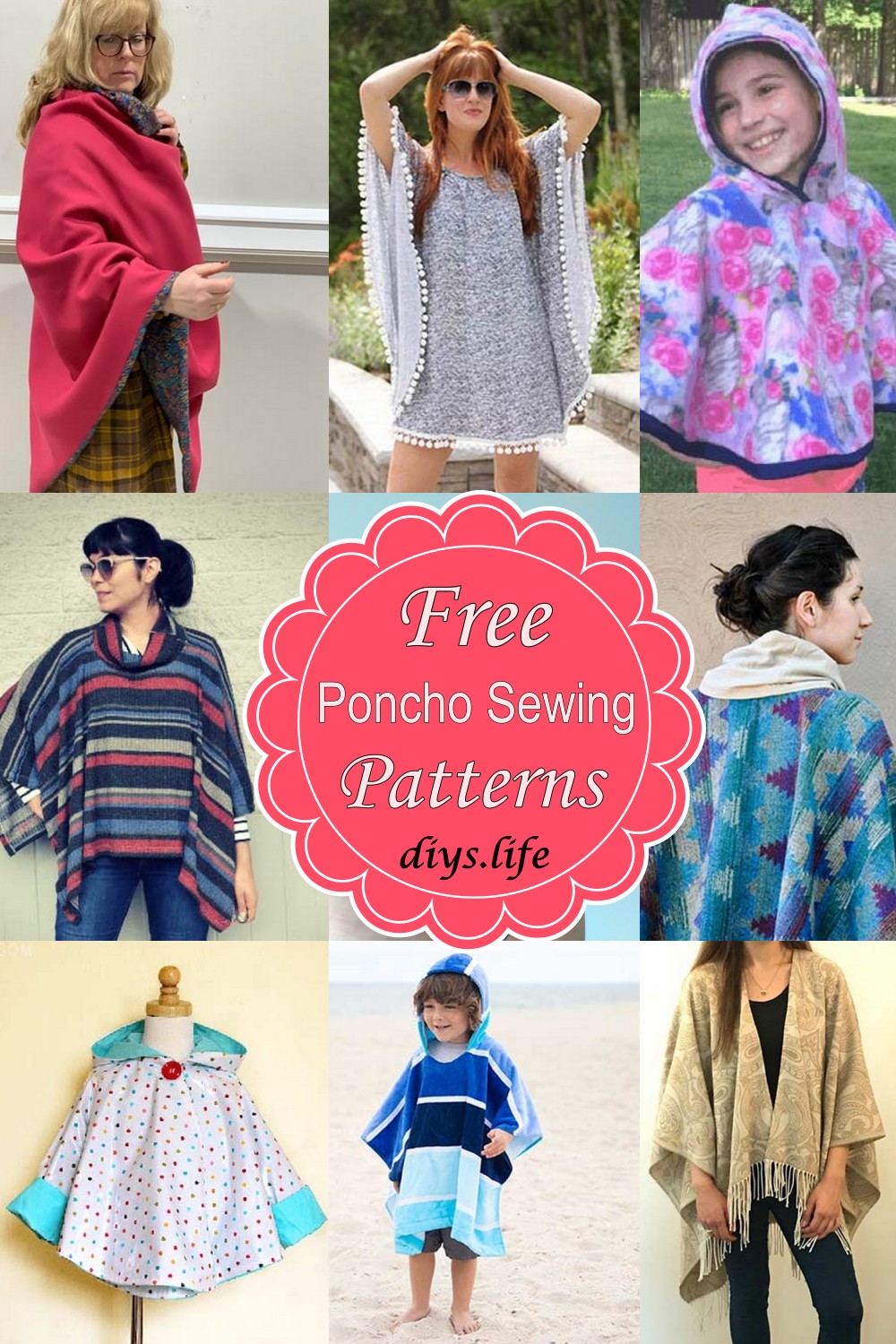 Free Poncho Sewing Patterns