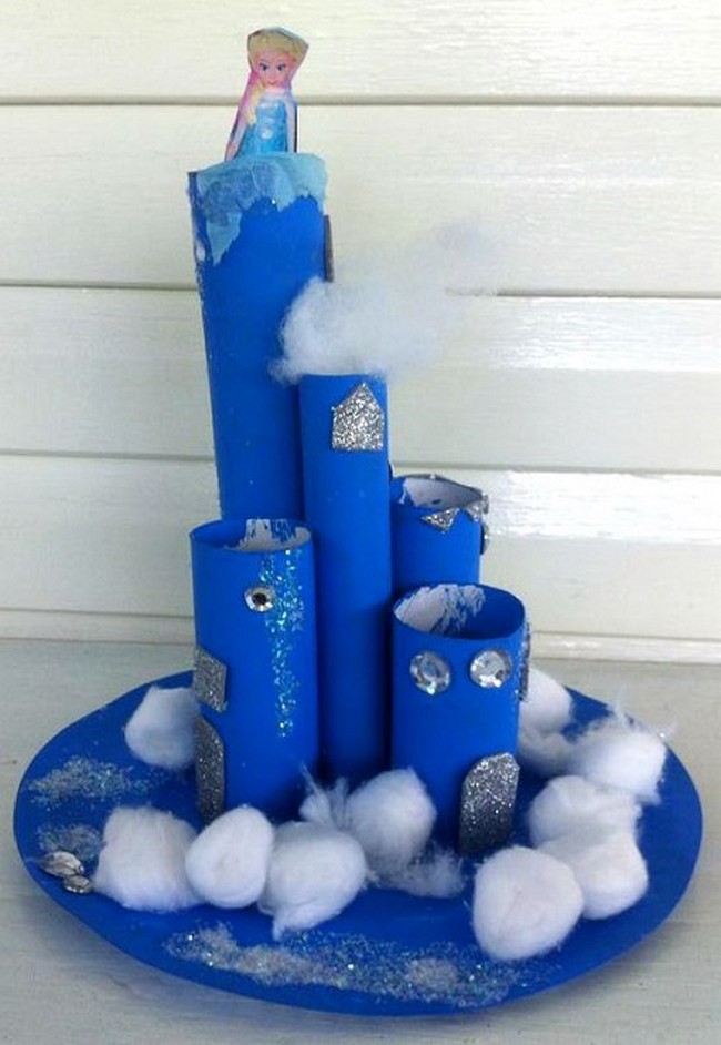 Frozen-inspired Craft With Cotton Balls