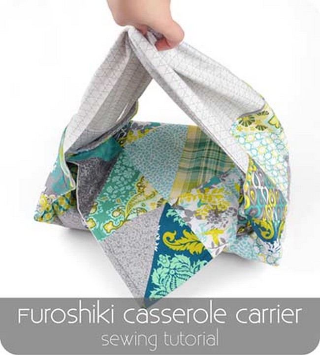 Furoshiki Casserole Carrier – fits various sizes