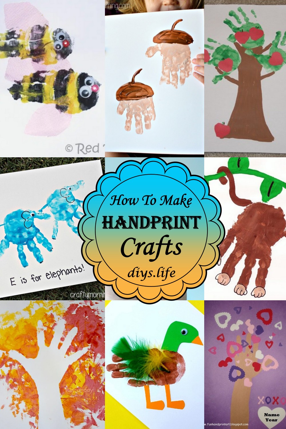 How To Make Handprint Crafts For Kids 1