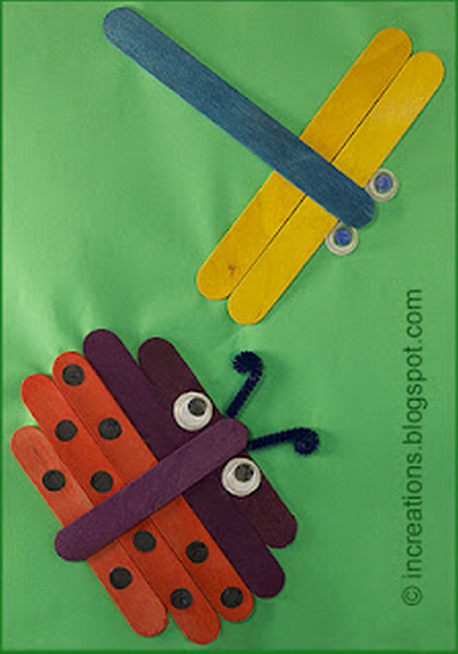 Make A Popsicle Stick Bug Collection