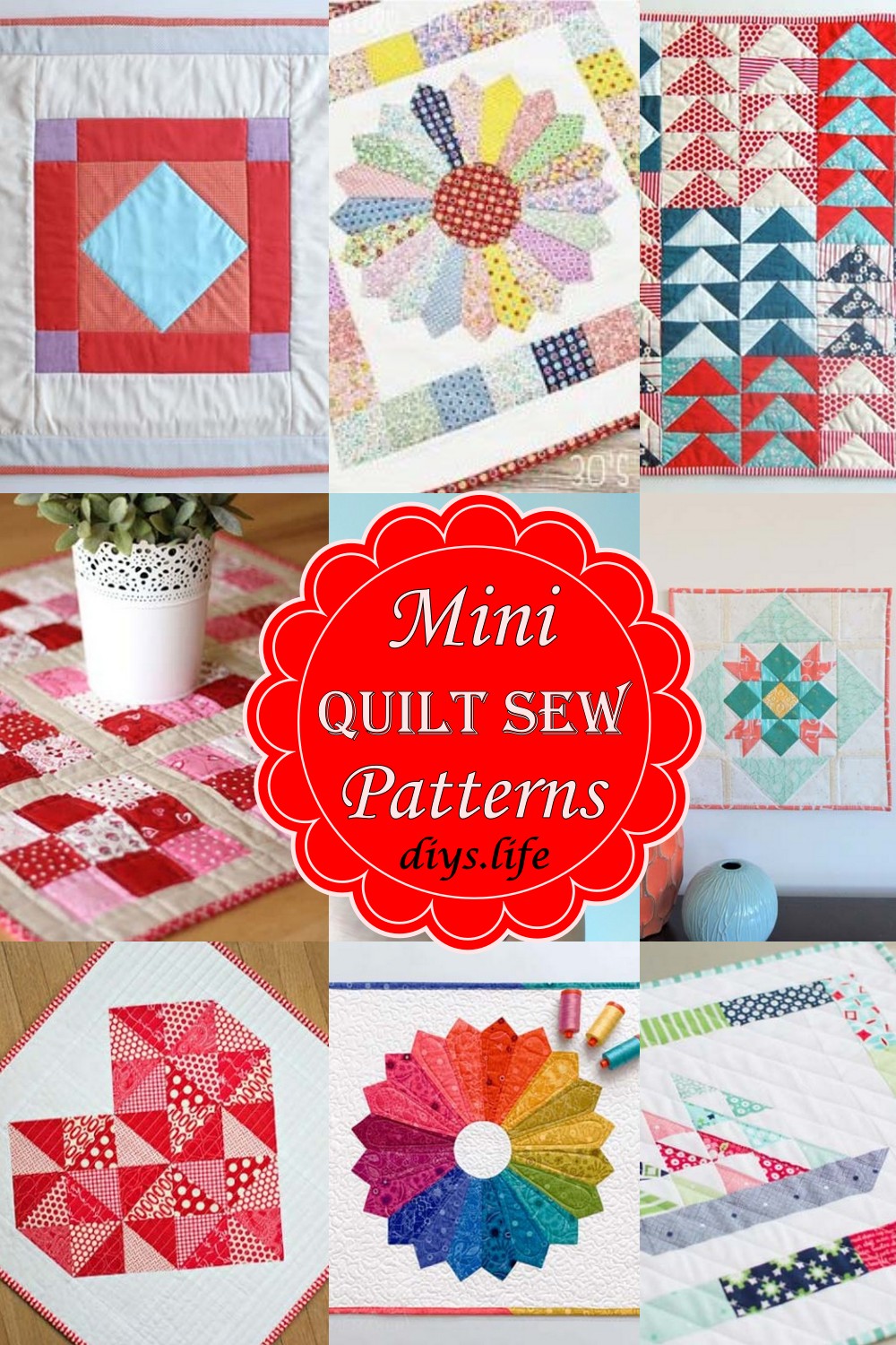 Mini Quilt Sew Patterns
