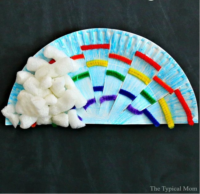 Rainbow Weaving Activity For Toddlers