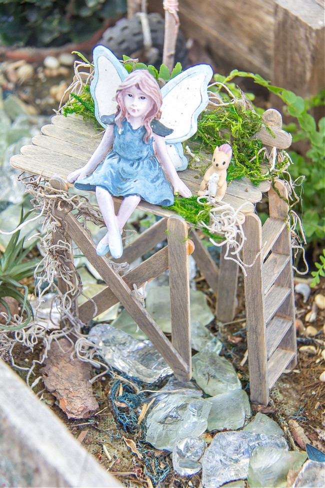 What A Lovely Popsicle Stick Fairy House