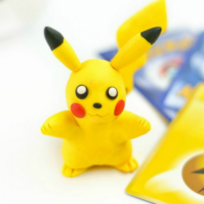 Adorable Pikachu Clay Figure