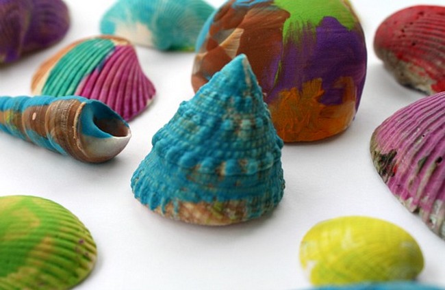 Colorful Painted Shells