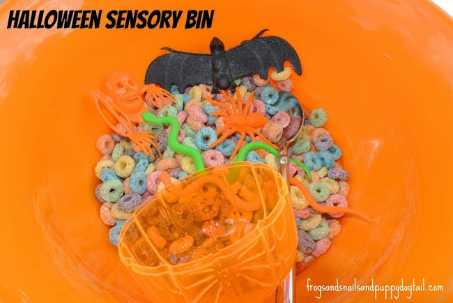 Colorful Sensory Bin For Toddlers