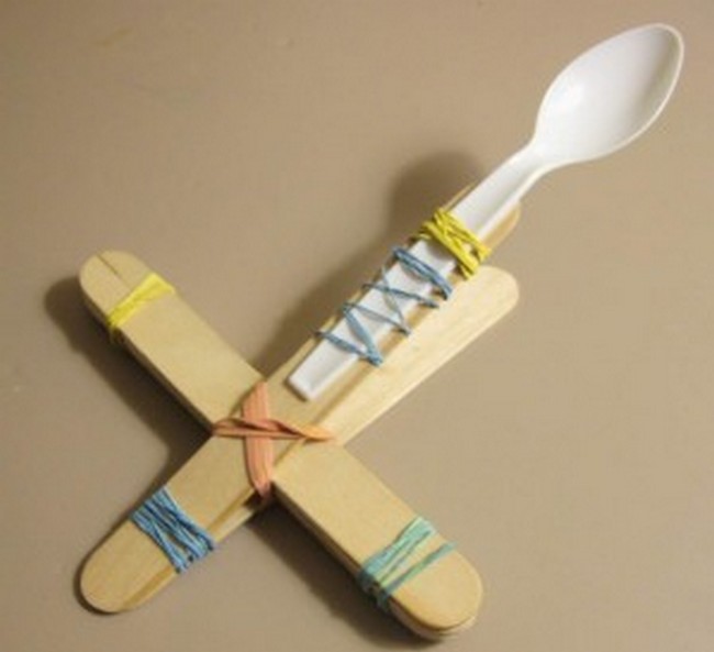 Create A Catapult Using Plastic Spoon