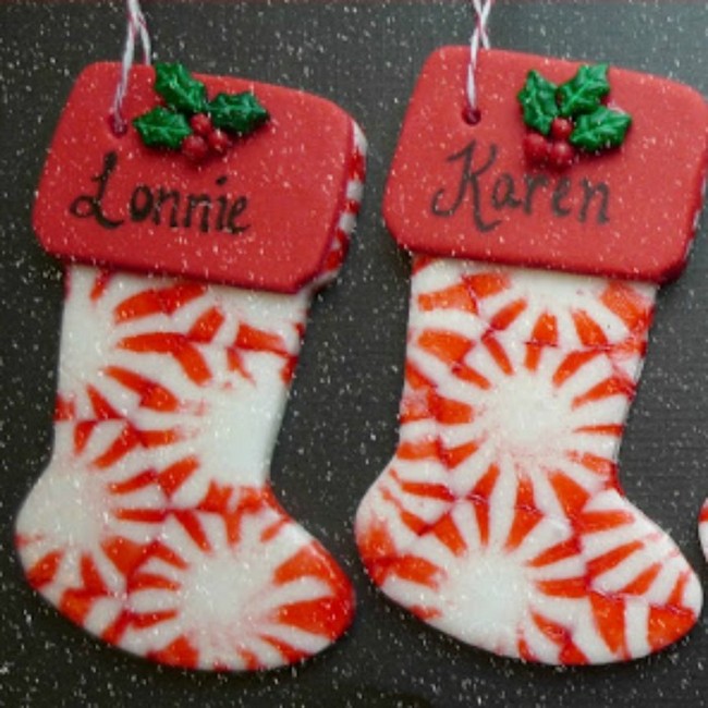 Cute Peppermint Stockings