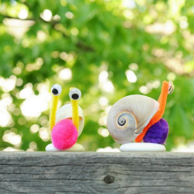 Cute Seashell Snails