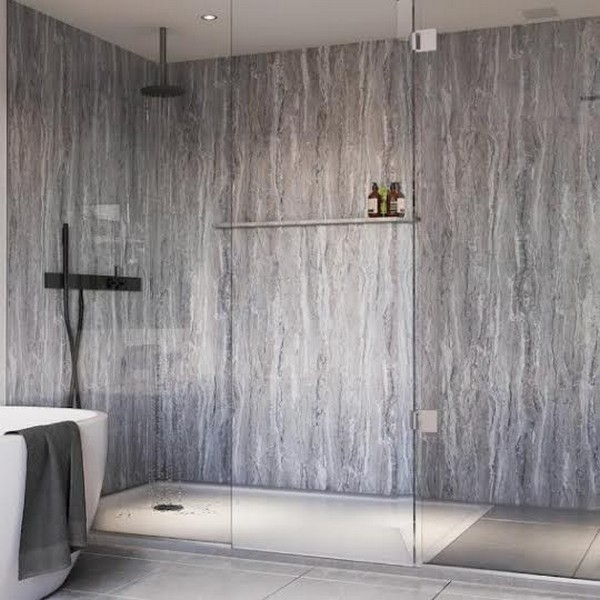 26 Diy Shower Wall Panels Plans Easy To, Bathroom Shower Walls Diy