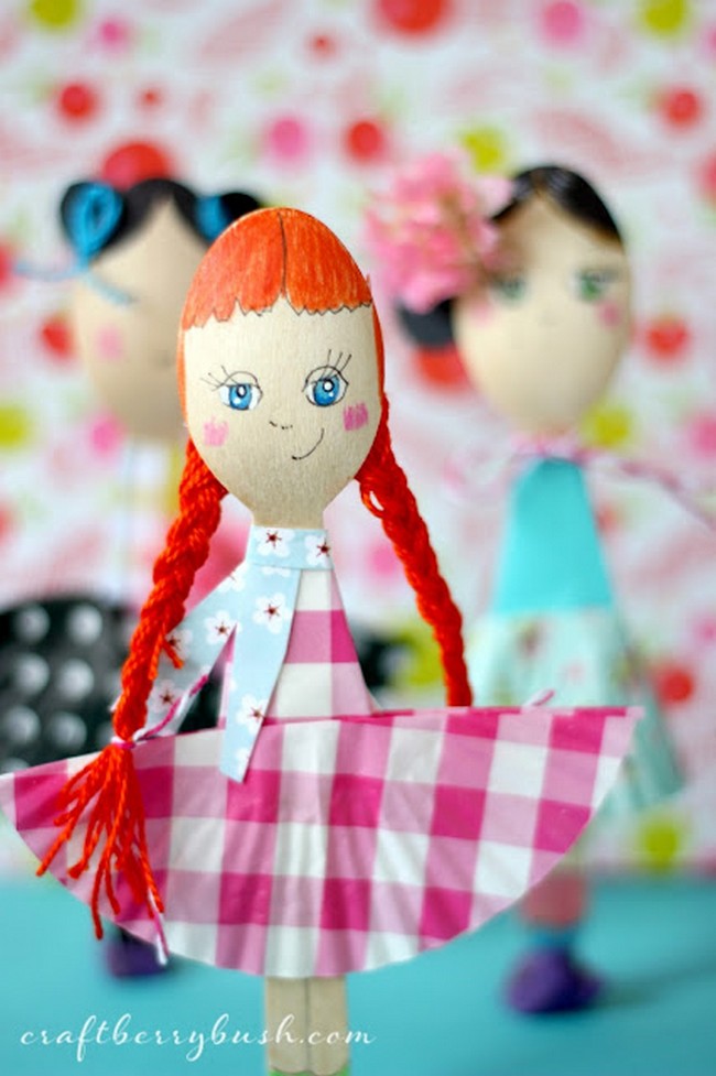 Simple Spoon Toy Doll