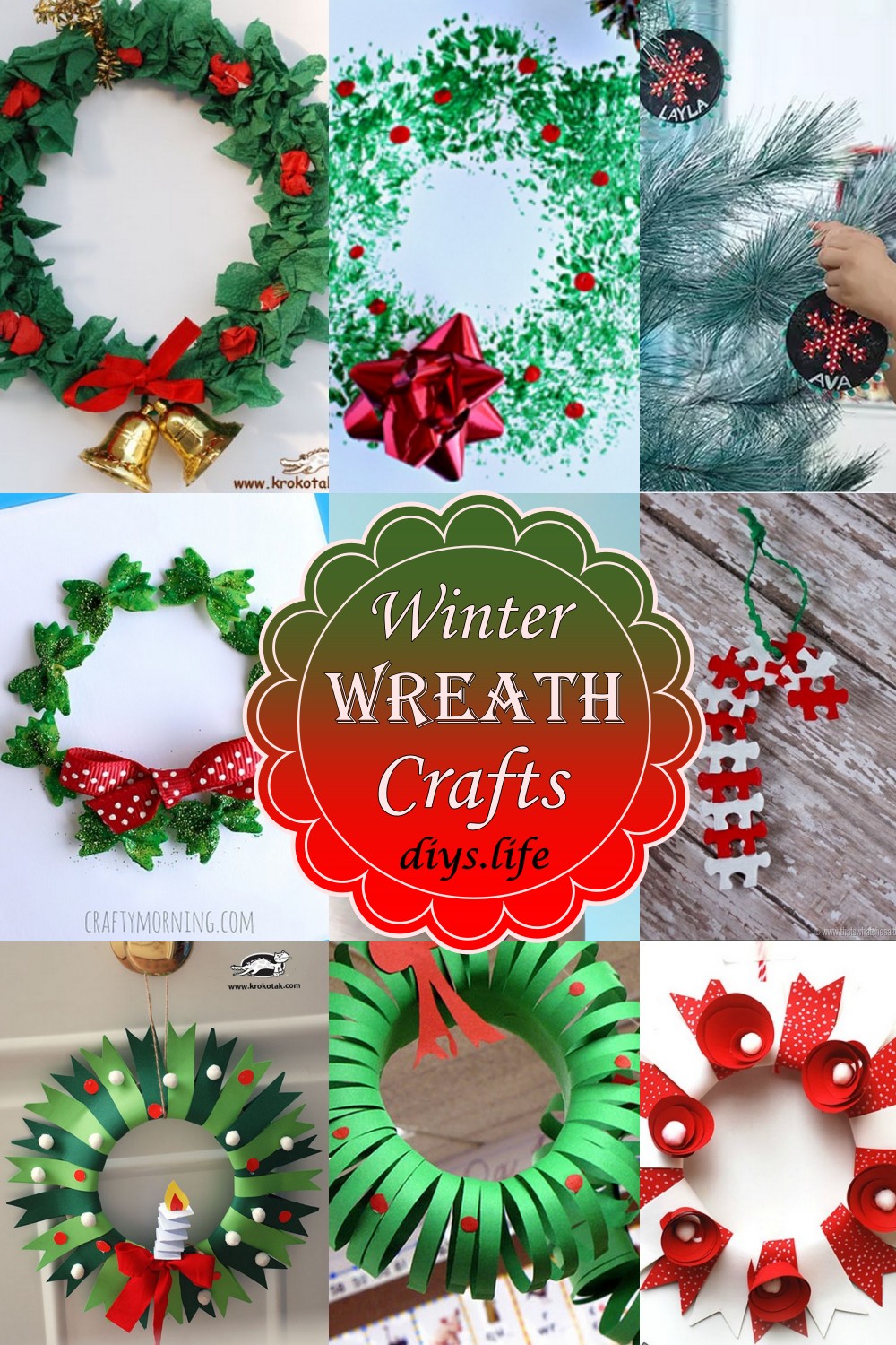 Winter Wreath Crafts 1