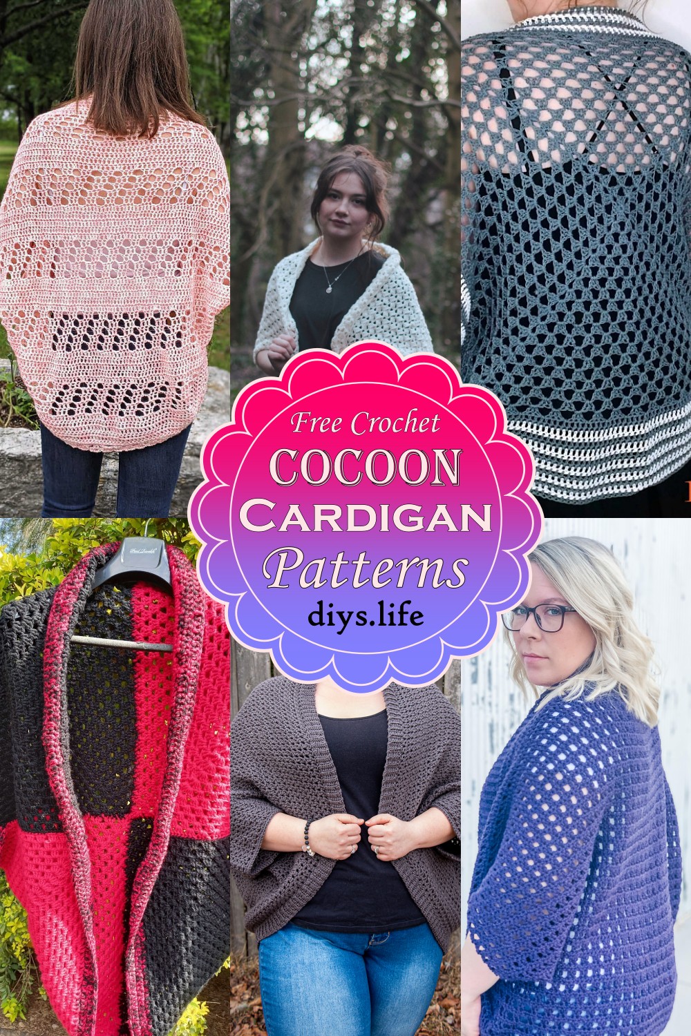 Crochet Cocoon Cardigan Patterns