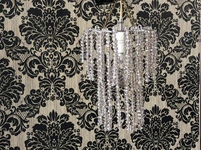 Chandelier With Crystal Beads