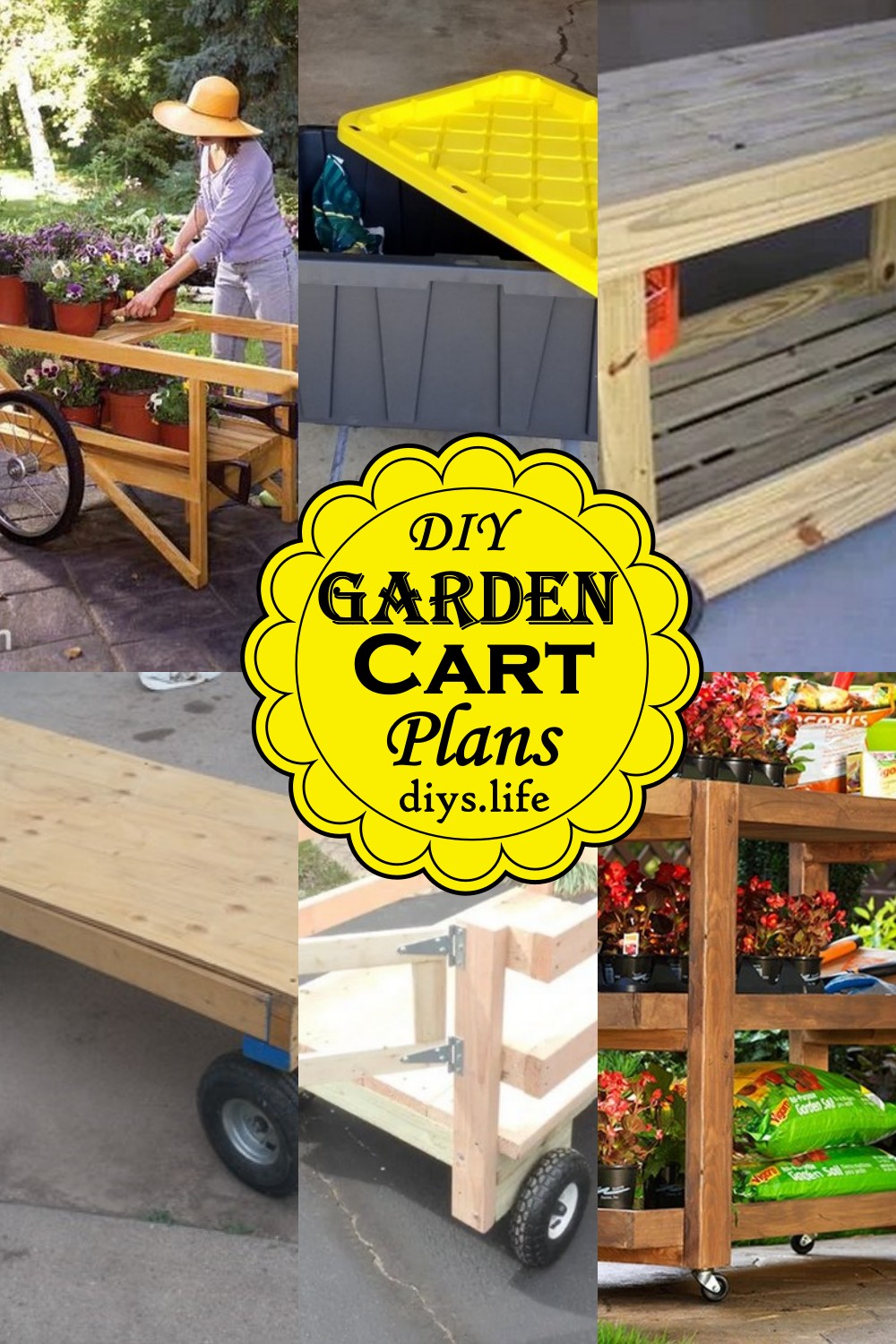 DIY Garden Cart Plans
