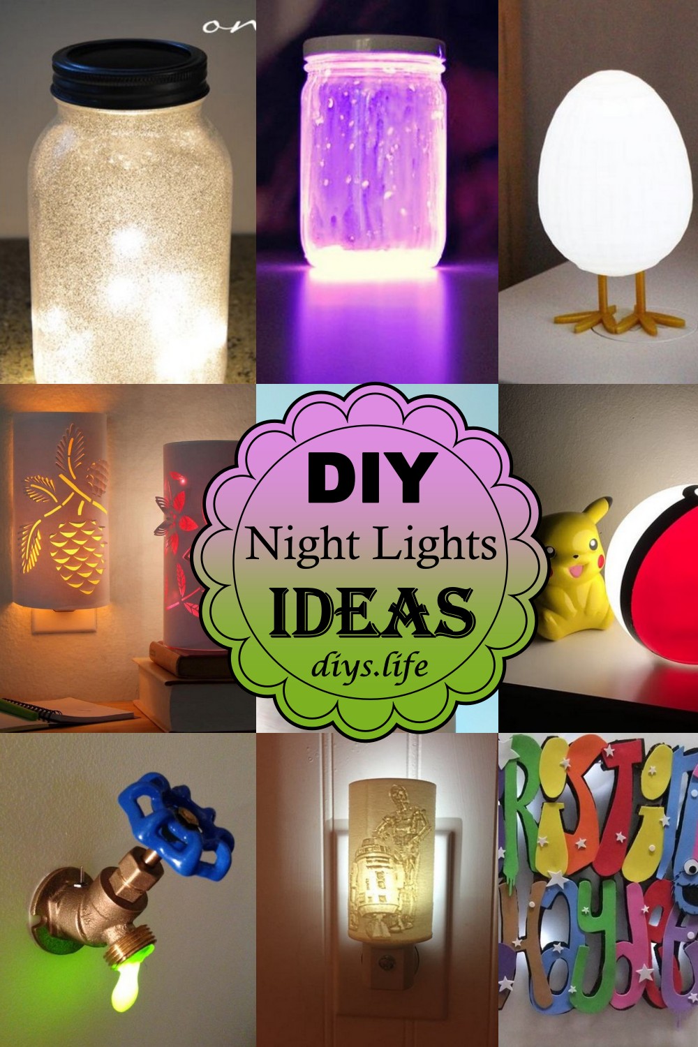 DIY Night Lights Ideas