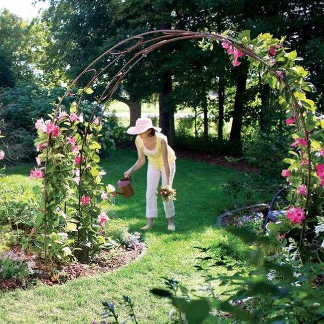 How To Build A Garden Arch with Climbing Plants