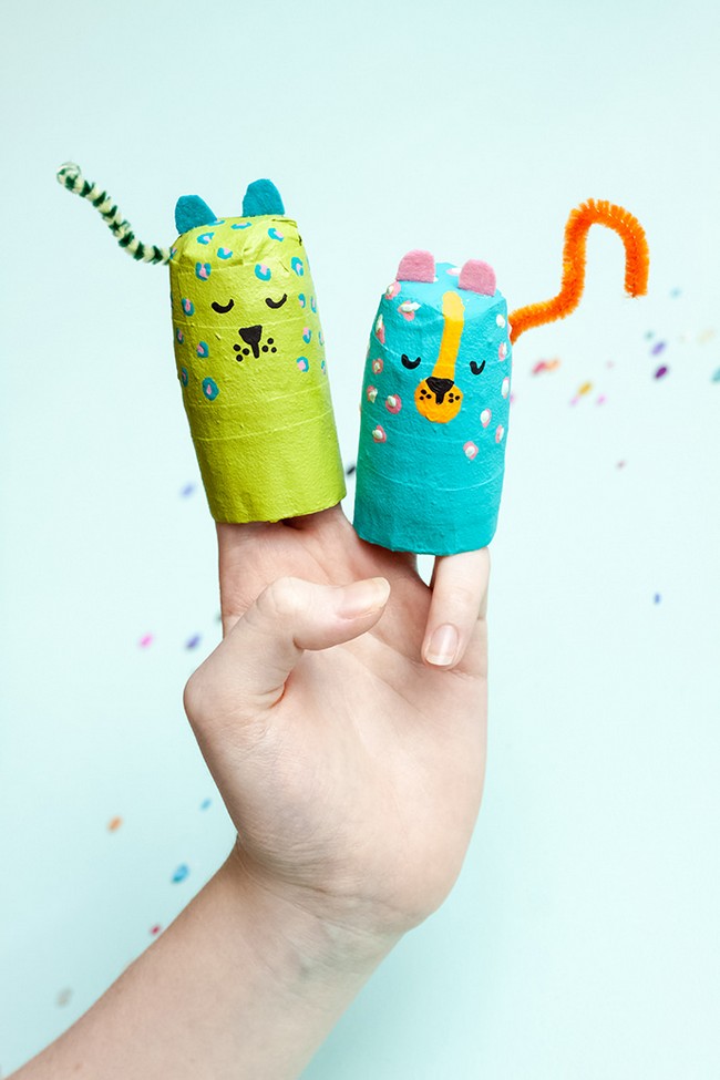 How To Make Paper Mache Animal Finger Puppets