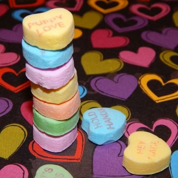 STACK CANDIES FOR VALENTINE’S DAY