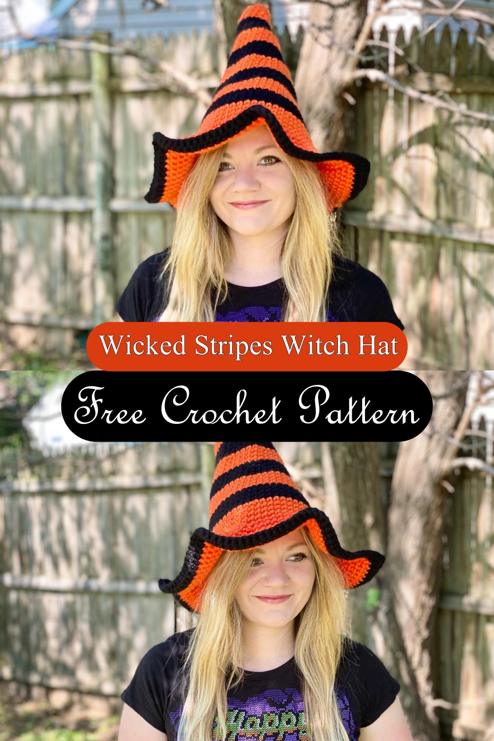 Wicked Stripes Witch Hat