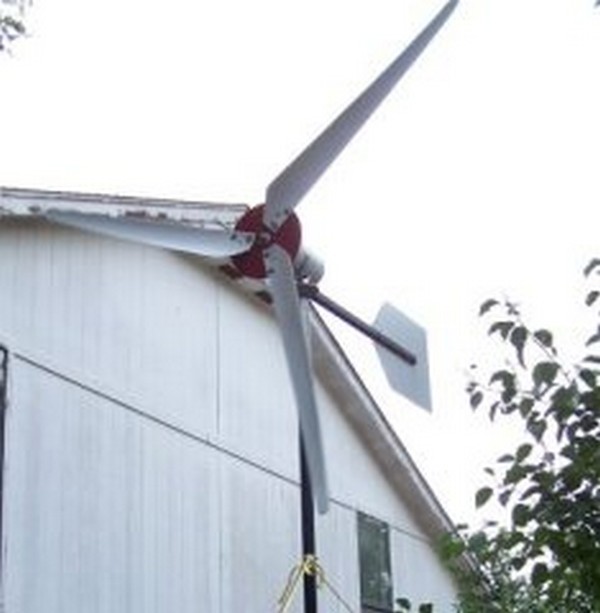 Built Wind Generator For $150