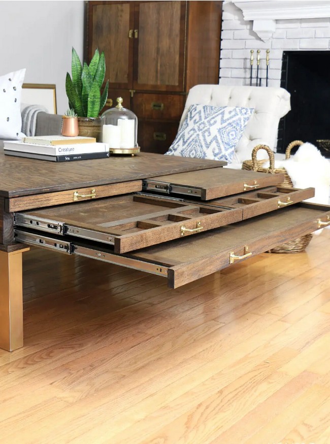 Coffee Table With Pull Outs