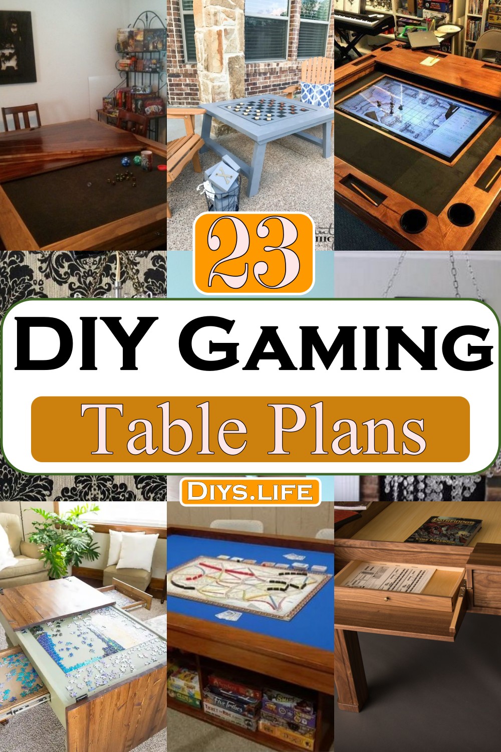 DIY Gaming Table Plans
