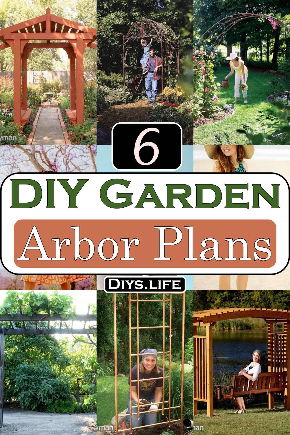 DIY Garden Arbor Plans