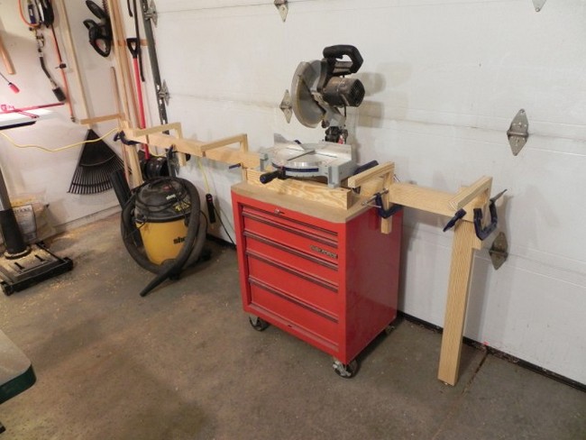 Homemade Miter Saw Table