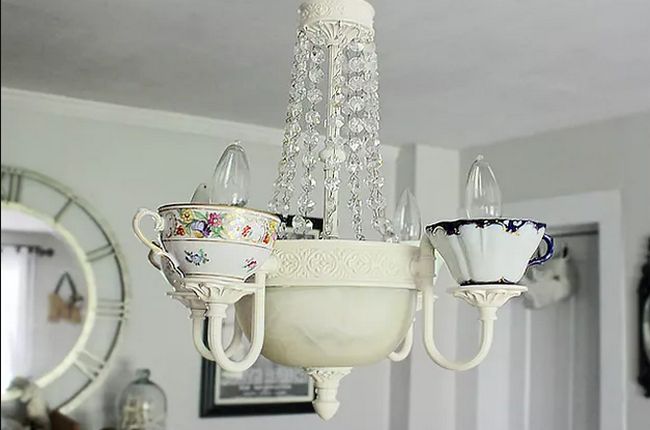 How to Make Your Own Teacup Chandelier