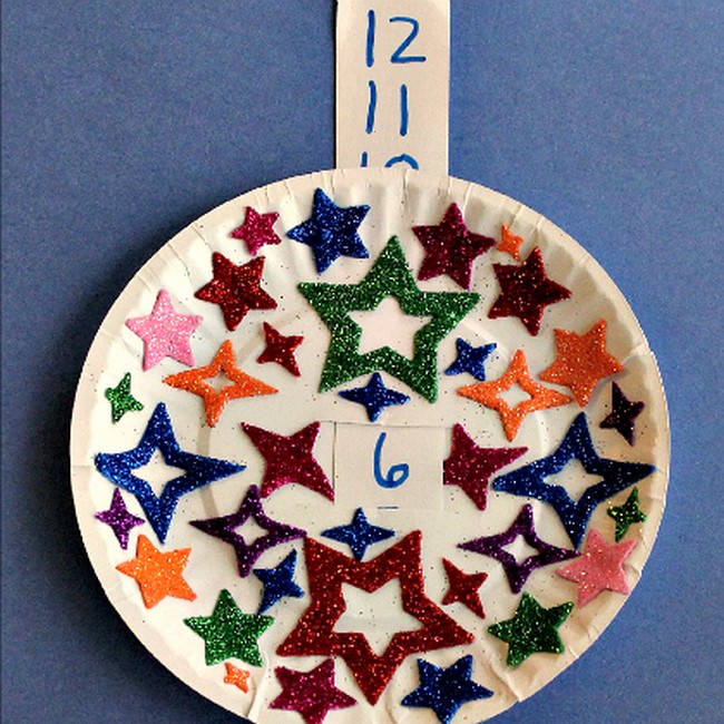 New Year Countdown Plate Craft