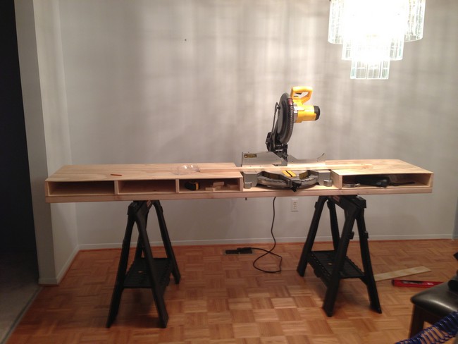 Portable Miter Saw Table