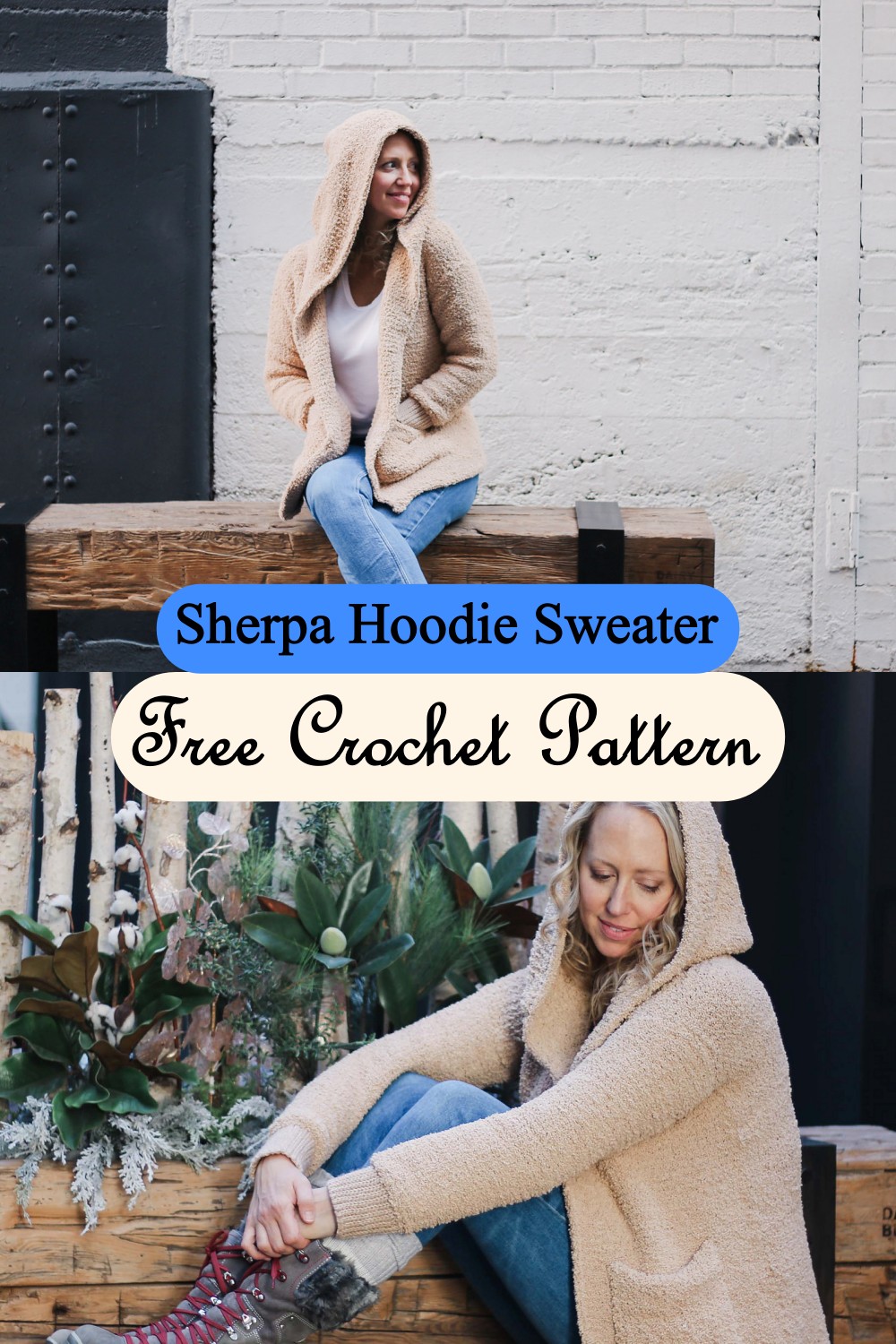 Sherpa Hoodie Sweater