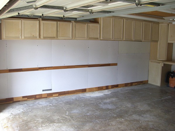 Upper Garage Cabinets Creation