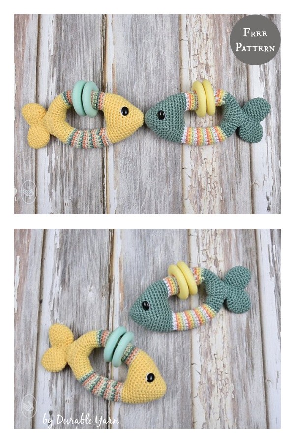 fish rattle crochet pattern