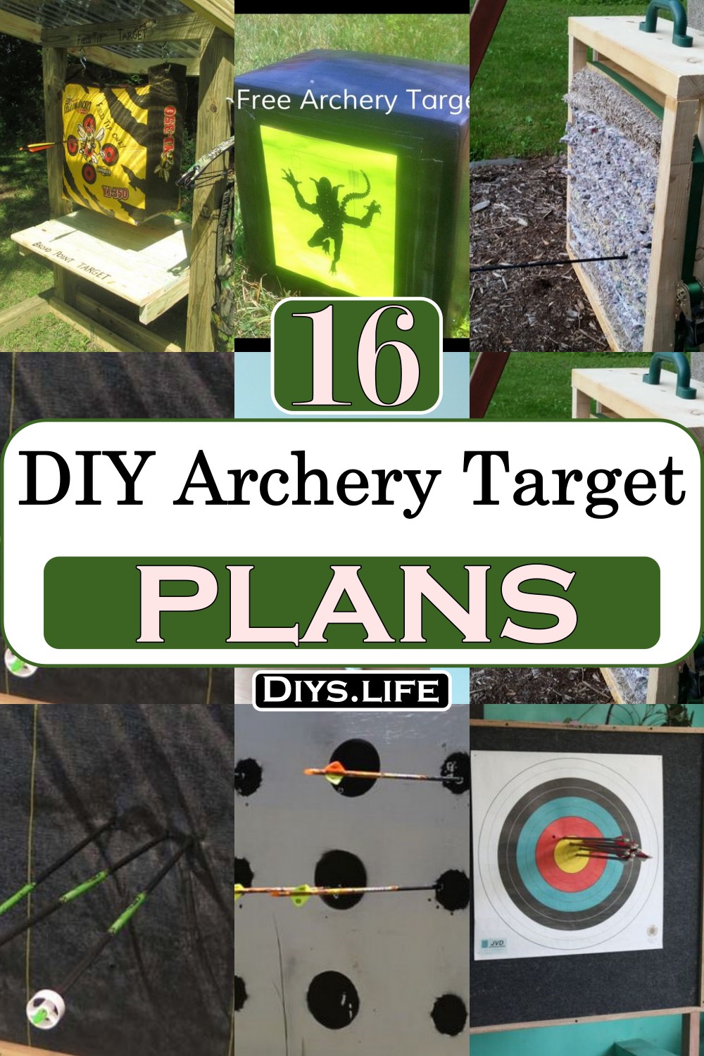 DIY Archery Target plans