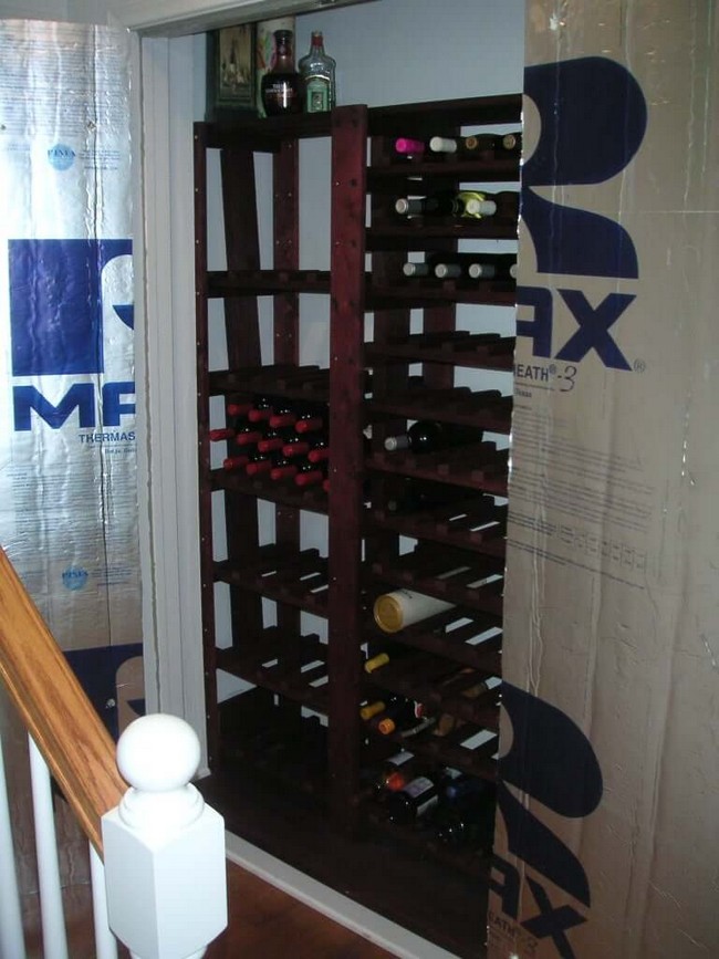 Closet To DIY Wine Cellar