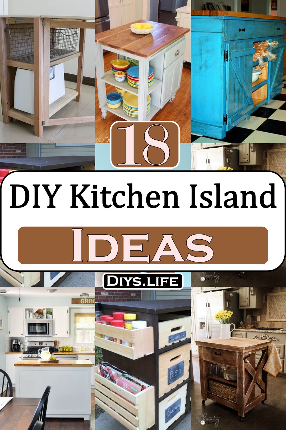 18 DIY Kitchen Island Ideas For Home Decor   DIYS