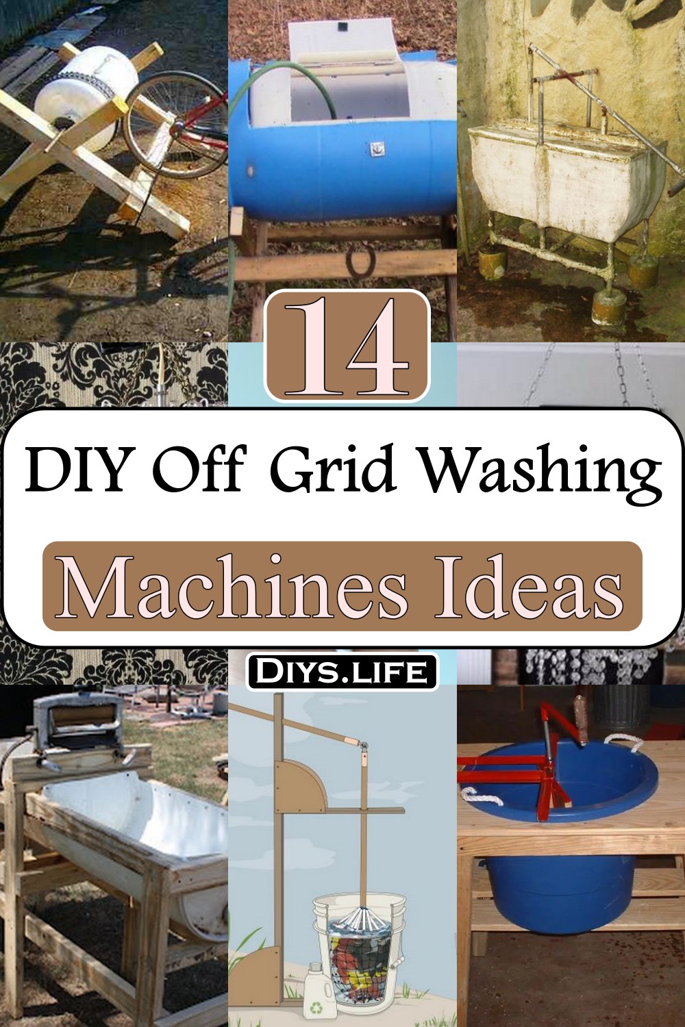 DIY Off Grid Washing Machines Ideas